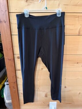 bebe Black Womens 1X Rainbow Lites Legging
